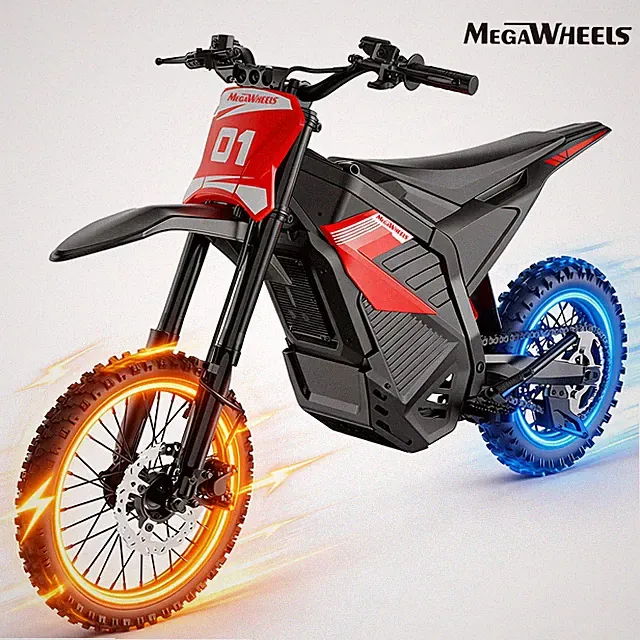PEAK 3000W 38MPH ELECTRIC DIRT BIKE 48V 23.4AH ELECTRIC MOTORCYCLE E-MOUTAINBIKE